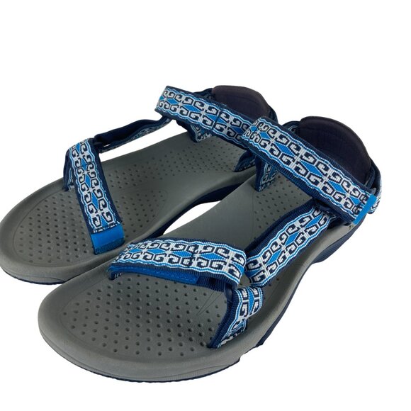 Teva Shoes - Teva Womens Sz 8 Hurricane Sandals Blue Hiking Sport Strappy Comfort Adjustable